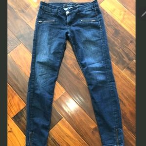 SEVEN 7 SIZE 29 STRETCH Low RISE SKINNY Zip